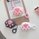 3D Cute Cartoon Cat Paw Shape Soft Silicone Wireless Earphone Case For Airpods 3/Pro