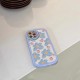 Oil Painting Flowers Silicone Shockproof Phone Case, For Iphone 14