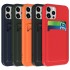 Silicone Phone Case  With Card Holder For,iPhone14