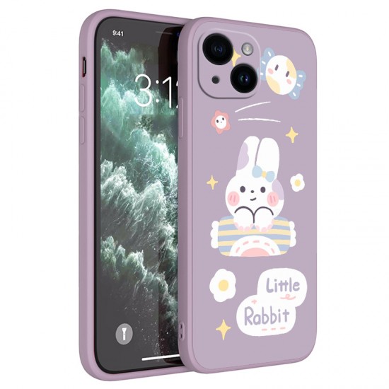 Soft Cartoon Rabbit Silicon Matte Phone Case For Iphone 11/PLUS