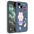 Soft Cartoon Rabbit Silicon Matte Phone Case For Iphone 11/PLUS