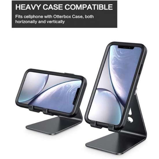 Adjustable Cell Phone Stand Aluminum Desktop Phone Dock Holder For Huawei IPhone 14 11 12 Pro Max 8 7 Plus XR Samsung Galaxy Google Pixel