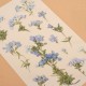 Artificial Flower Sky Blue Hydrangea Tablet Stickers, Hand Account Stickers ,Trolley Stickers ,Mobile Stickers