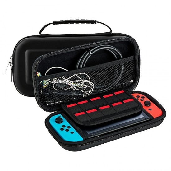 Carrying Case For NS Switch  Travel Case Work With NS Switch Dock Case Portable  Carry Case With Handle For  Switch Bag For Game Storage Accessories