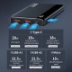 Power Bank 10000mAh MOVESPEED Portable Charger 20W PD USB C & 22.5W QC Fast Charging External Battery Pack With LED Display Powerbank For Cell Phones, Tablet,Laptop, Travel K10