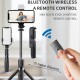 Selfie Stick With Wireless BT Remote,Portable  Gopro Selfie Stick Tripod With Light, Compatible With ,iPhone Android Smartphones