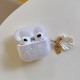 White Shell Shock Absorbent Protective Case For Airpods 1/Pro