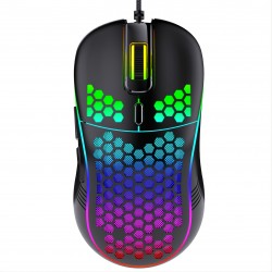 Wired Gaming Mouse, RGB Backlight Mechanical Gaming Mouse Ergonomic Lightweight USB Computer Mouse For Windows PC & Laptop Gamers