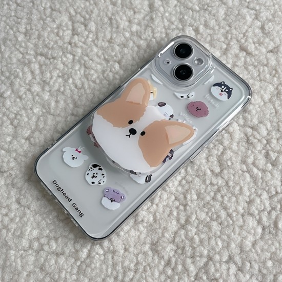 Cute Cartoon Puppy Phone Case With Grip For ,iPhone14