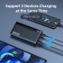 Power Bank 10000mAh MOVESPEED Portable Charger 20W PD USB C & 22.5W QC Fast Charging External Battery Pack With LED Display Powerbank For Cell Phones, Tablet,Laptop, Travel K10