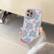 Oil Painting Flowers Silicone Shockproof Phone Case, For Iphone 14