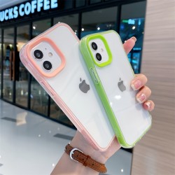 Simple Transparent TPU Shockproof Phone Case For,iPhone14/