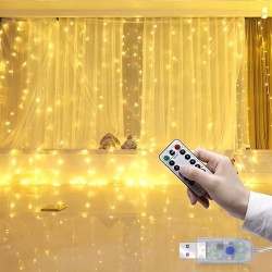 1 Set Of LED Curtain Lights, Garland Fairy String Lights, Holiday Lighting Rainbow Window Lights, Home Decorations