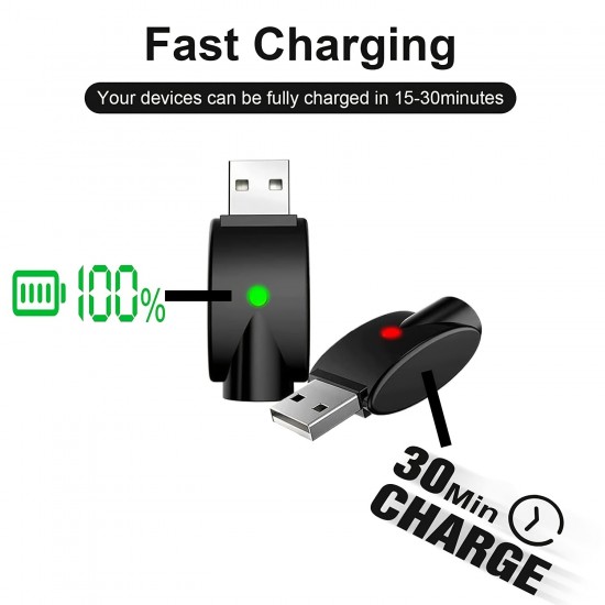 Smart USB Charger, Compatible With USB Adapter With LED Indicator, Latest Version Intelligent Overcharge Protection