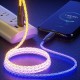 3.28FT LED Flowing Light Fast Charging USB Cable For ,iPhone ,Android And Type-C