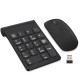 G5 Mini Digital Keyboard Wireless Portable Number Keypad USB Number Pad 18Keys For Office Accounting Teller Laptop