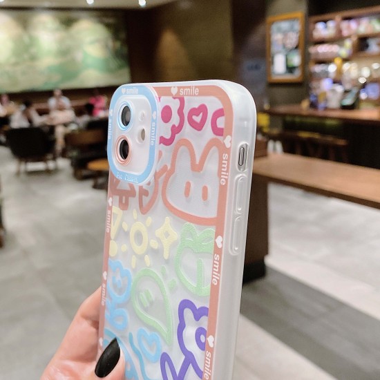 Cute Cartoon Graffiti Phone Case For IPhone14