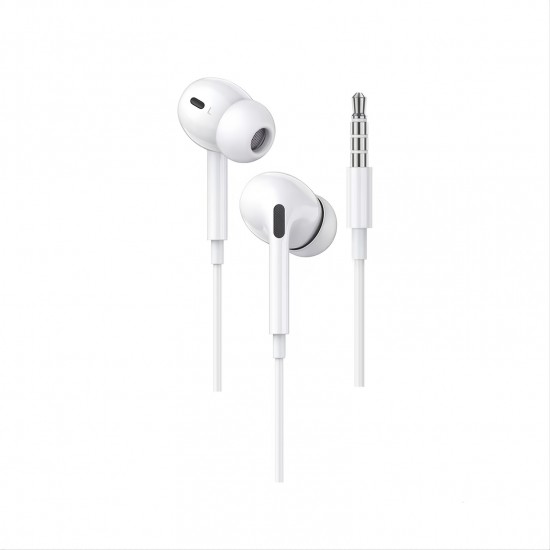 New White Earphones, Wired Earphones, In-Ear Headphones With Microphone, Sweatproof, Noise Isolating, High Definition, For Samsung, Xiaomi, Huawei, MP3 Etc.