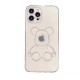 Soft Silicone Bear Transparent Shock Absorbent Protective Case For IPhone /14