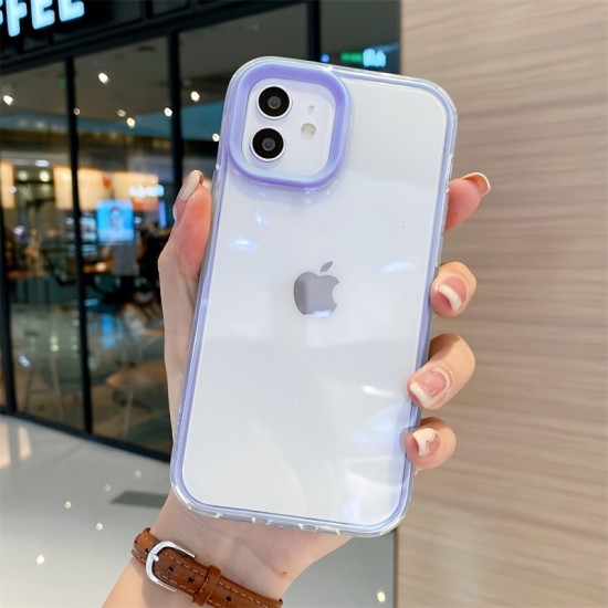 Simple Transparent TPU Shockproof Phone Case For,iPhone14/