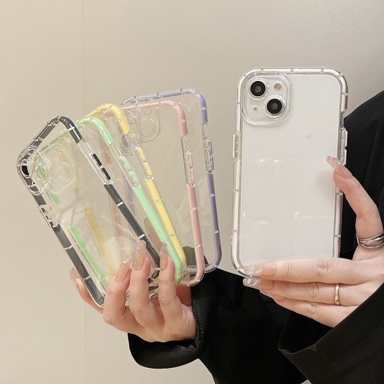 Transparent Night Glittering Anti-fall Phone Case For,iPhone14