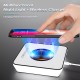 High Quality Cell Phone 10W Wireless Charging Fast QI Wireless Phone Charger With LED Night Light