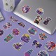 102pcs Halloween Party Gothic StickersYouth Gift Ethylene Waterproof Sticker