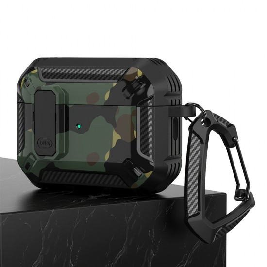 Camo Army Green Design Earphone Protective Case For Apple Airpods 3