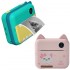 Kids Camera 2 Rolls Paper 1080p Hd Instant Digital Print With Thermal Photo For Children Gift