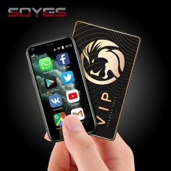 SOYES XS11 3G Network Mini Smartphone 2.5Inch WiFi GPS China Mobile 1GB RAM 8GB ROM Quad Core Android Cell Phones 3D Glass Slim Body HD Camera Dual Sim Google Play Cute Smartphone